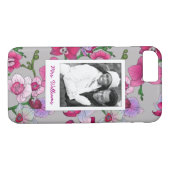 ピンクランイン開花|写真と名前の追加 Case-Mate iPhoneケース (裏面(横))