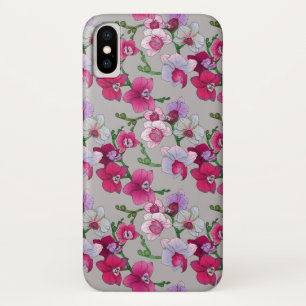 ピンクランイン開花 iPhone X ケース