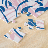 ピンクランゴリフローラアートワーク ジグソーパズル (側面)