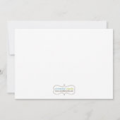 ピンクランドリーベビーシャワー招待状 招待状 (裏面)