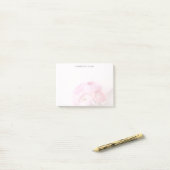 ピンクランヌクルス花束は色あせる ポストイット (デスク上)