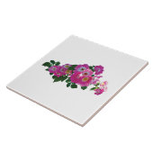 ピンクランブラーバラ タイル (側面)