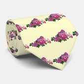 ピンクランブラーバラ ネクタイ (ロール)