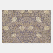 ピンクランブリングバラつる植物 ラッピングペーパーシート (正面3)