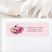 ピンクラン&バラ ラベル (インサイチュ)