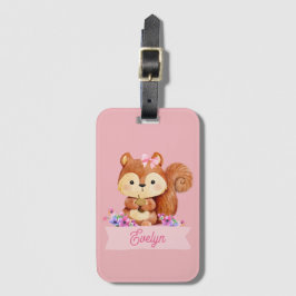 ピンクリスパーソナライズされたル ラゲッジタグ