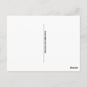 ピンクリップマウスキス ポストカード (裏面)