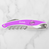 ピンクリップ名前をカスタムするドライバー ソムリエナイフ (裏面)