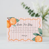 ピンクリトルかわいこちゃんパステルシトラスブックフォーベビー エンクロージャーカード (スタンド正面)