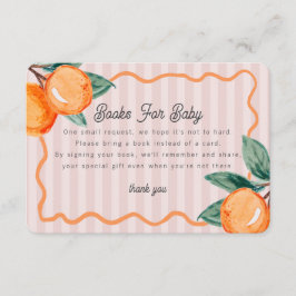 ピンクリトルかわいこちゃんパステルシトラスブックフォーベビー エンクロージャーカード