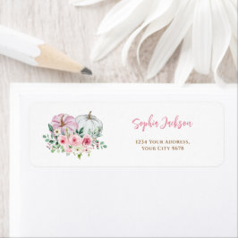 ピンクリトルカボチャの住所 ラベル