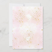 ピンクリトルカボチャツインガール2nd誕生日 招待状 (裏面)