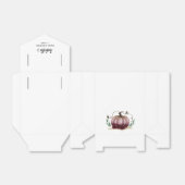 ピンクリトルカボチャテーマガールベビーシャワー フェイバーボックス (折り畳みなし)