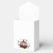 ピンクリトルカボチャテーマガールベビーシャワー フェイバーボックス (オープン)