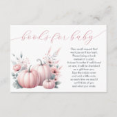 ピンクリトルカボチャベビー エンクロージャーカード (正面)