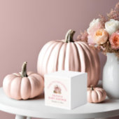 ピンクリトルカボチャ秋かわいい女の子ベビーシャワー フェイバーボックス