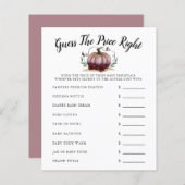 ピンクリトルカボチャ赤ちゃんシャワー価格を推測 (正面/裏面)