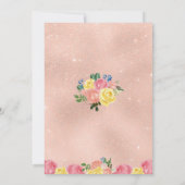 ピンクリトルカンプキンベビーシャワー招待状 招待状 (裏面)