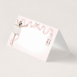 ピンクリトルバレリーナ座席表パーティーデコール