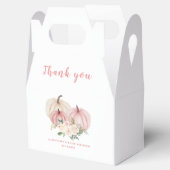 ピンクリトルパンプキンベイビーシャワー フェイバーボックス (オープン)