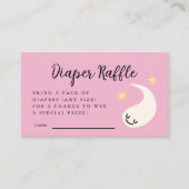 ピンクリトルブオムツラッフルチケット エンクロージャーカード (正面)