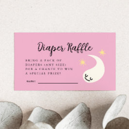 ピンクリトルブオムツラッフルチケット エンクロージャーカード