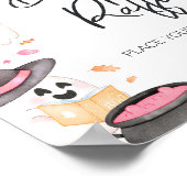 ピンクリトルブハロウィンおむつラッフル ポスター (角)