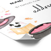 ピンクリトルブハロウィーン封筒ステーション ポスター (角)