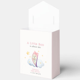 ピンクリトルブボウ幽霊ハロウィンベビーシャワー フェイバーボックス