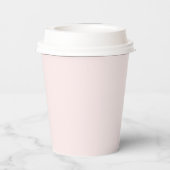 ピンクリトル恋しく思オネダーフル少女1st誕生日 紙コップ (裏面)