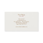 ピンクリネンフェイク名刺のハミングバード