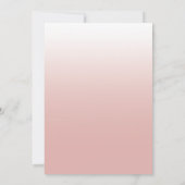 ピンクリハーグラデーションサルディナー招待状 招待状 (裏面)