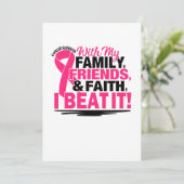 ピンクリボンがんを克服した友人の家族とFai セーブザデート (スタンド正面)