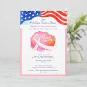 ピンクリボンがん認識度月フラグ資金調達者 招待状 (スタンド正面)