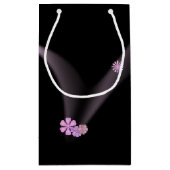 ピンクリボンとデイジー信じ スモールペーパーバッグ (裏面)