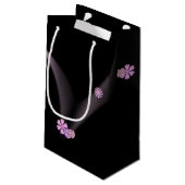 ピンクリボンとデイジー信じ スモールペーパーバッグ (裏面アングル)