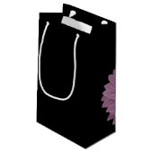 ピンクリボンとデイジー信じ スモールペーパーバッグ (裏面アングル)