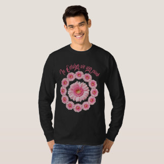 ピンクリボンの花 10月は身に着けよう Tシャツ