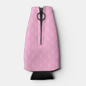 ピンクリボンを持つ乳がん認識度 ボトルクーラー (裏面)