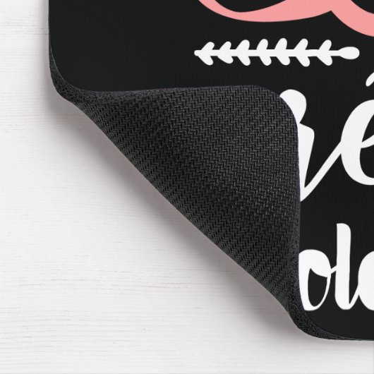 ピンクリボンを生き抜いた闘乳がんマウス マウスパッド (コーナー)