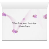 ピンクリボンオンホープ文字 (内部横(下))