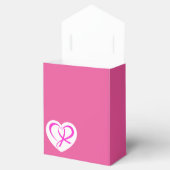 ピンクリボンガン認識度 – ギフトボックス フェイバーボックス (オープン)