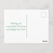 ピンクリボンクリスマスツリー ポストカード (裏面)