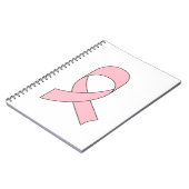 ピンクリボンスケッチ ノートブック (左側)