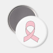 ピンクリボンスケッチ マグネット (正面/裏面)