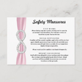 ピンクリボンダイヤモンドインフィニティ安全対策 エンクロージャーカード