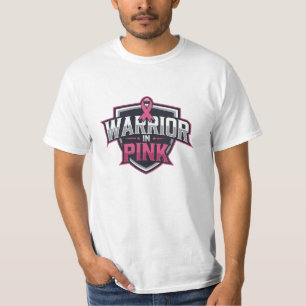 ピンクリボンデザインで原因をサポート Tシャツ