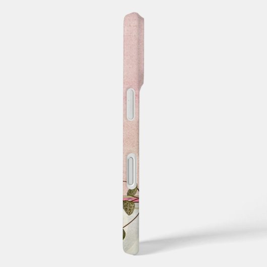 ピンクリボンバラ Case-Mate iPhoneケース (裏面 / 右)