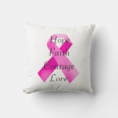 ピンクリボンフェイズ装飾用クッション クッション (正面)