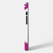 ピンクリボンブレストガン認識度アートプリント Case-Mate iPhoneケース (裏面 / 左)